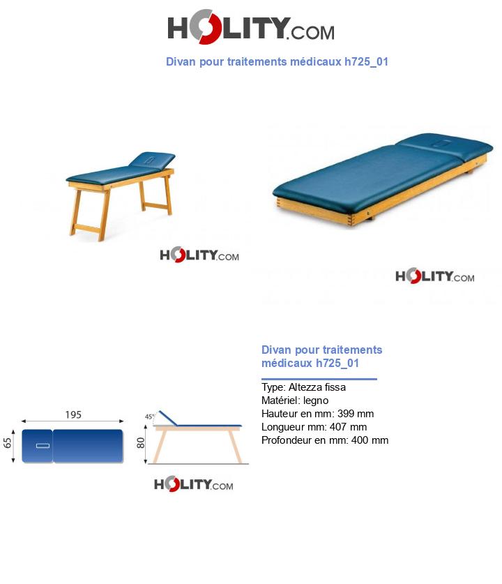 Divan pour traitements médicaux h725_01