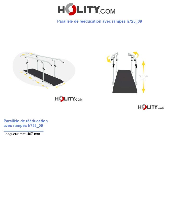 Parallèle de rééducation avec rampes h725_09