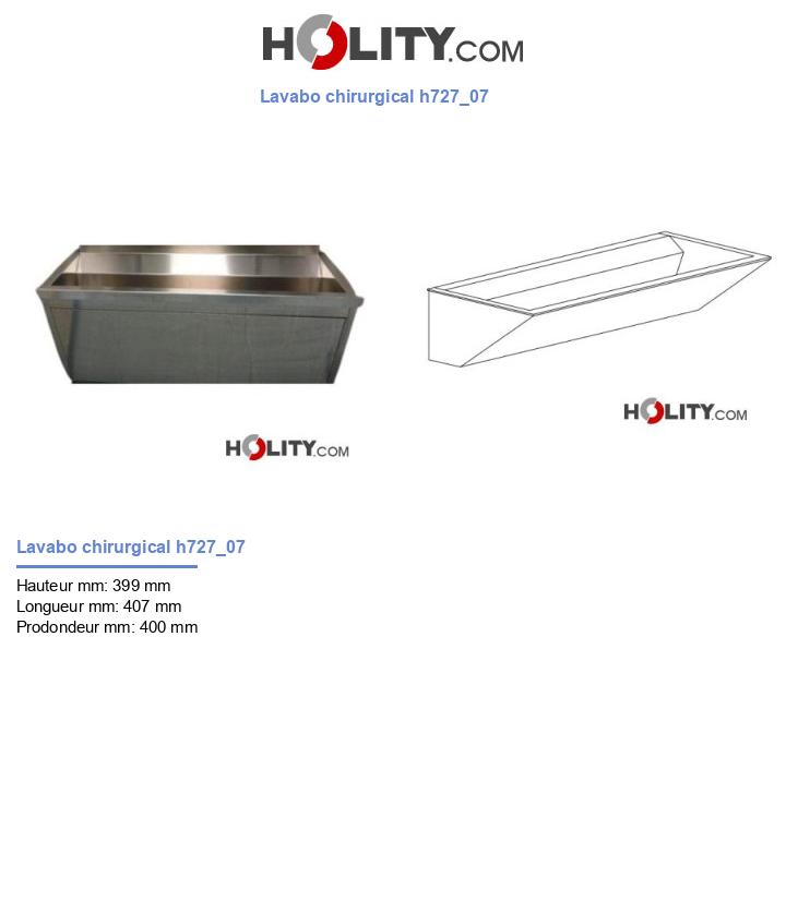 Lavabo chirurgical h727_07