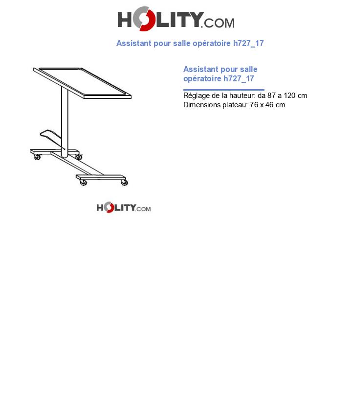 Assistant pour salle opératoire h727_17