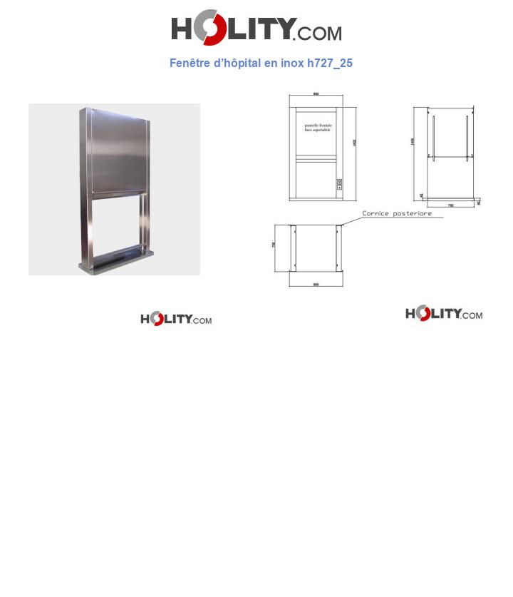 Fenêtre d’hôpital en inox h727_25