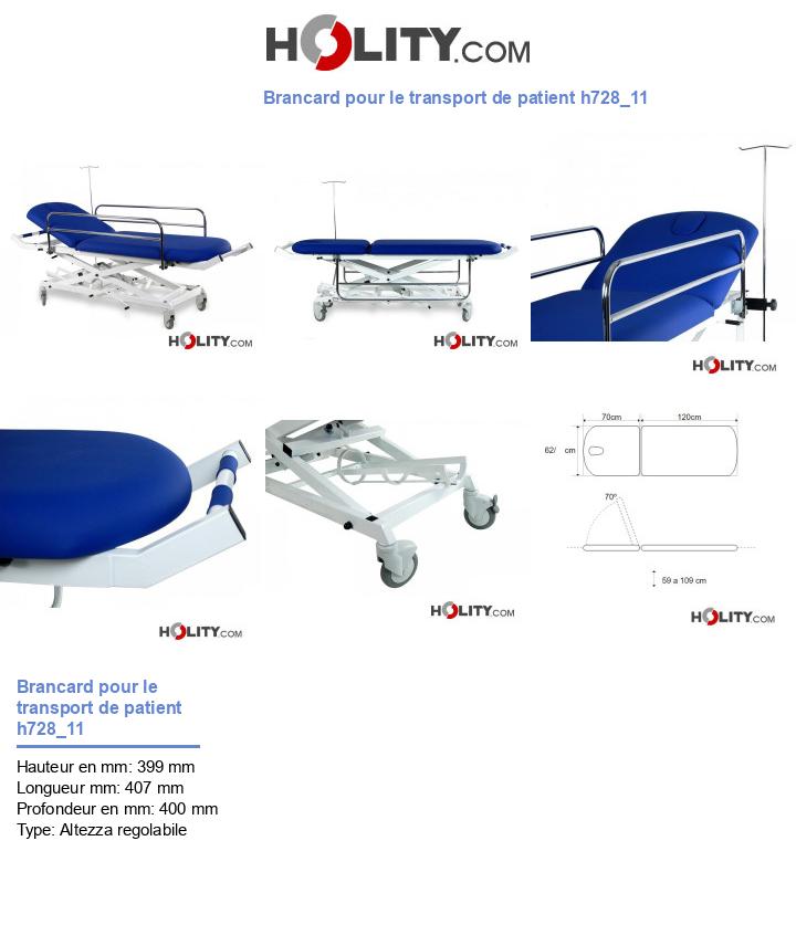 Brancard pour le transport de patient h728_11