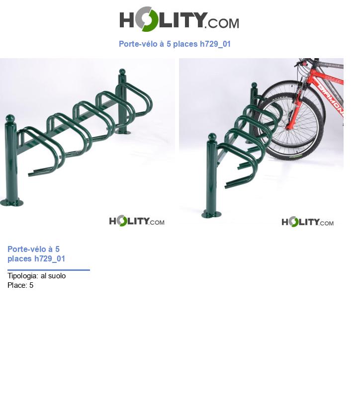 Porte-vélo à 5 places h729_01