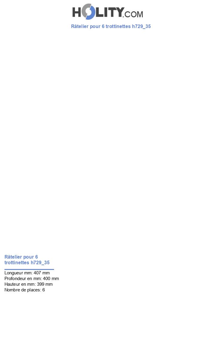 Râtelier pour 6 trottinettes h729_35