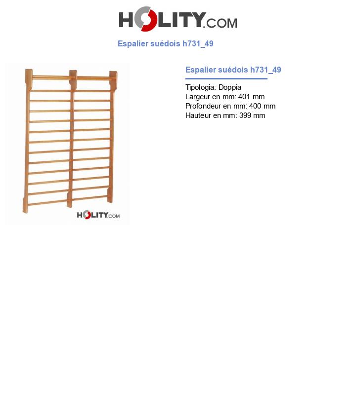 Espalier suédois h731_49