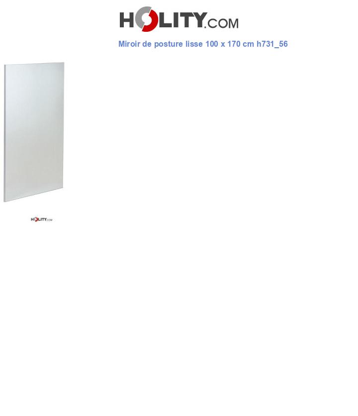 Miroir de posture lisse 100 x 170 cm h731_56