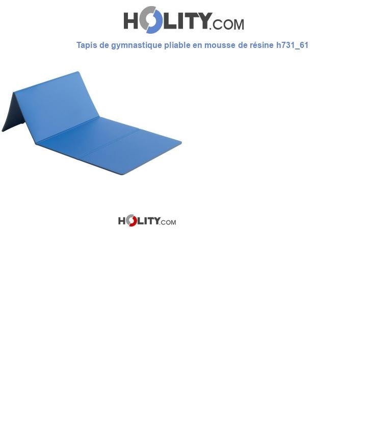Tapis de gymnastique pliable en mousse de résine h731_61