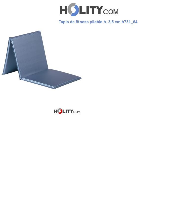 Tapis de fitness pliable h. 3,5 cm h731_64