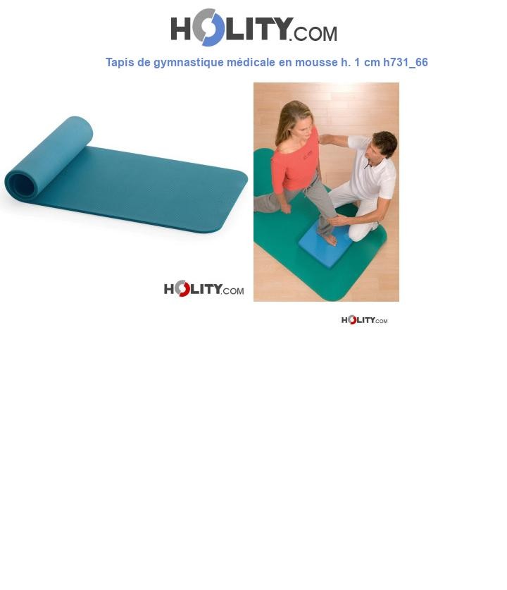 Tapis de gymnastique médicale en mousse h. 1 cm h731_66