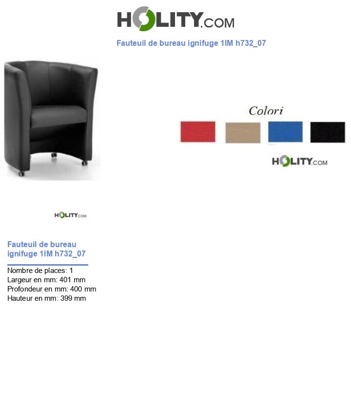 Fauteuil de bureau ignifuge 1IM h732_07