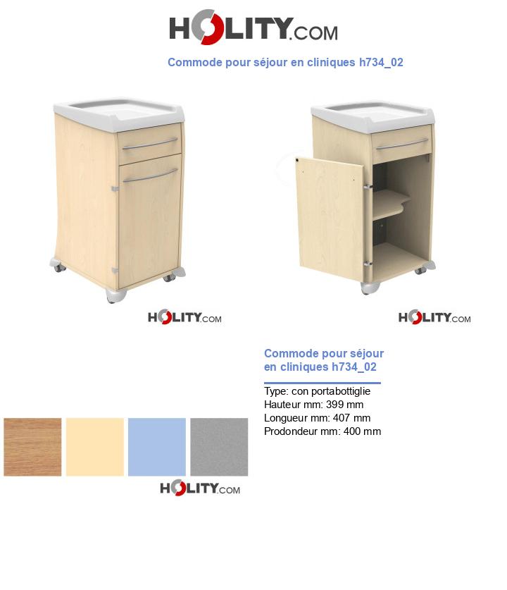 Commode pour séjour en cliniques h734_02