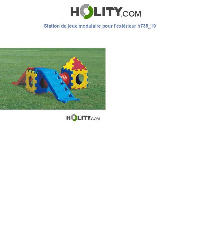 Station de jeux modulaire pour l'extérieur h735_19