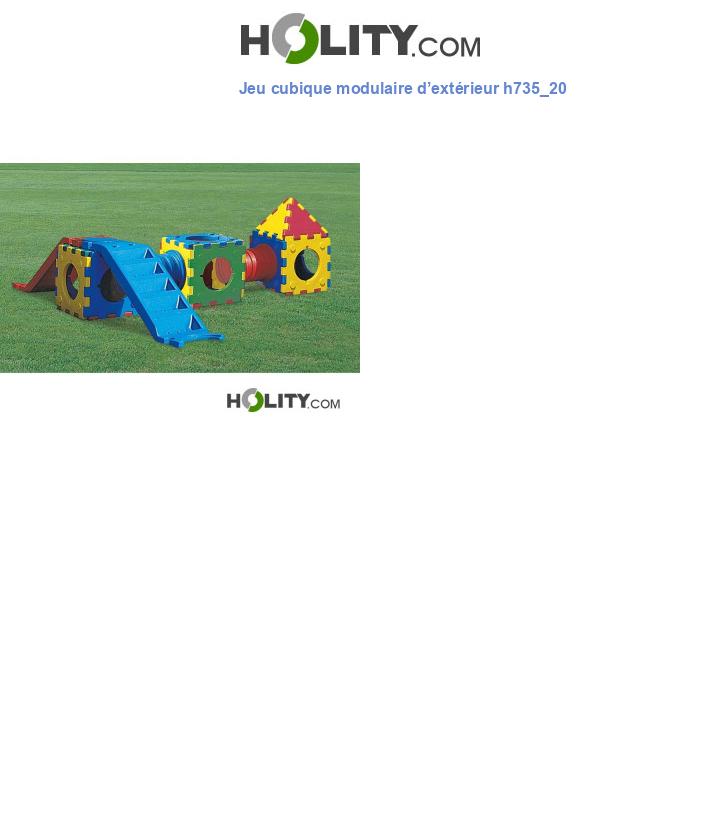 Jeu cubique modulaire d’extérieur h735_20