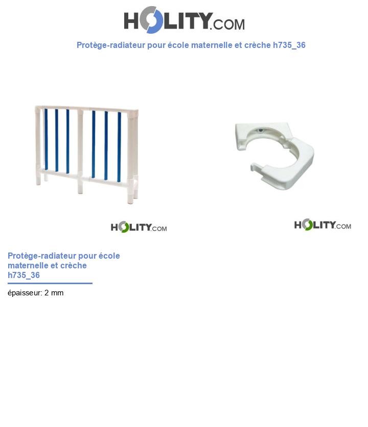 Protège-radiateur pour école maternelle et crèche h735_36