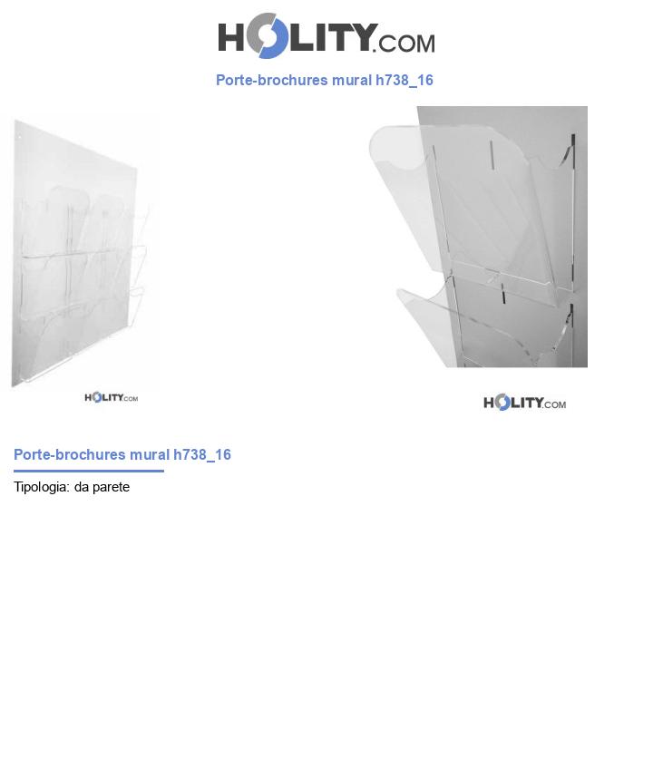 Porte-brochures mural h738_16