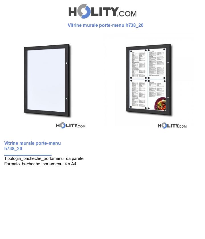 Vitrine murale porte-menu h738_20
