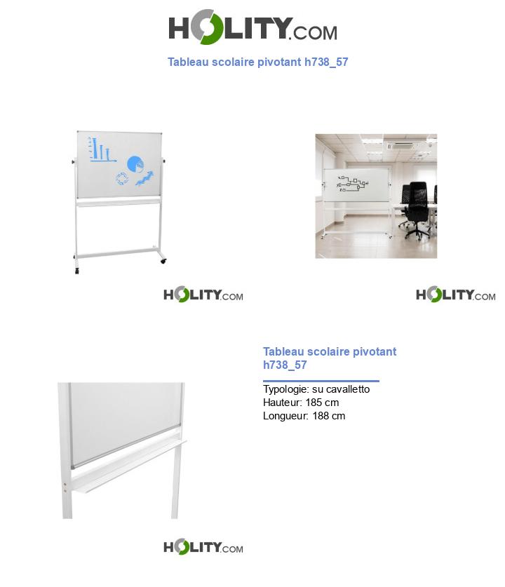 Tableau scolaire pivotant h738_57