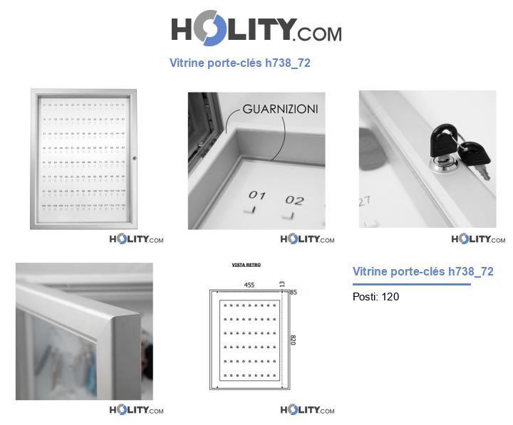 Vitrine porte-clés h738_72