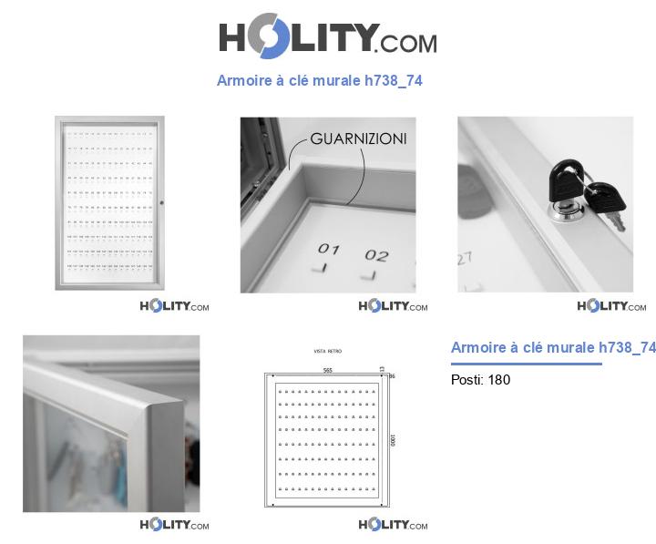 Armoire à clé murale h738_74