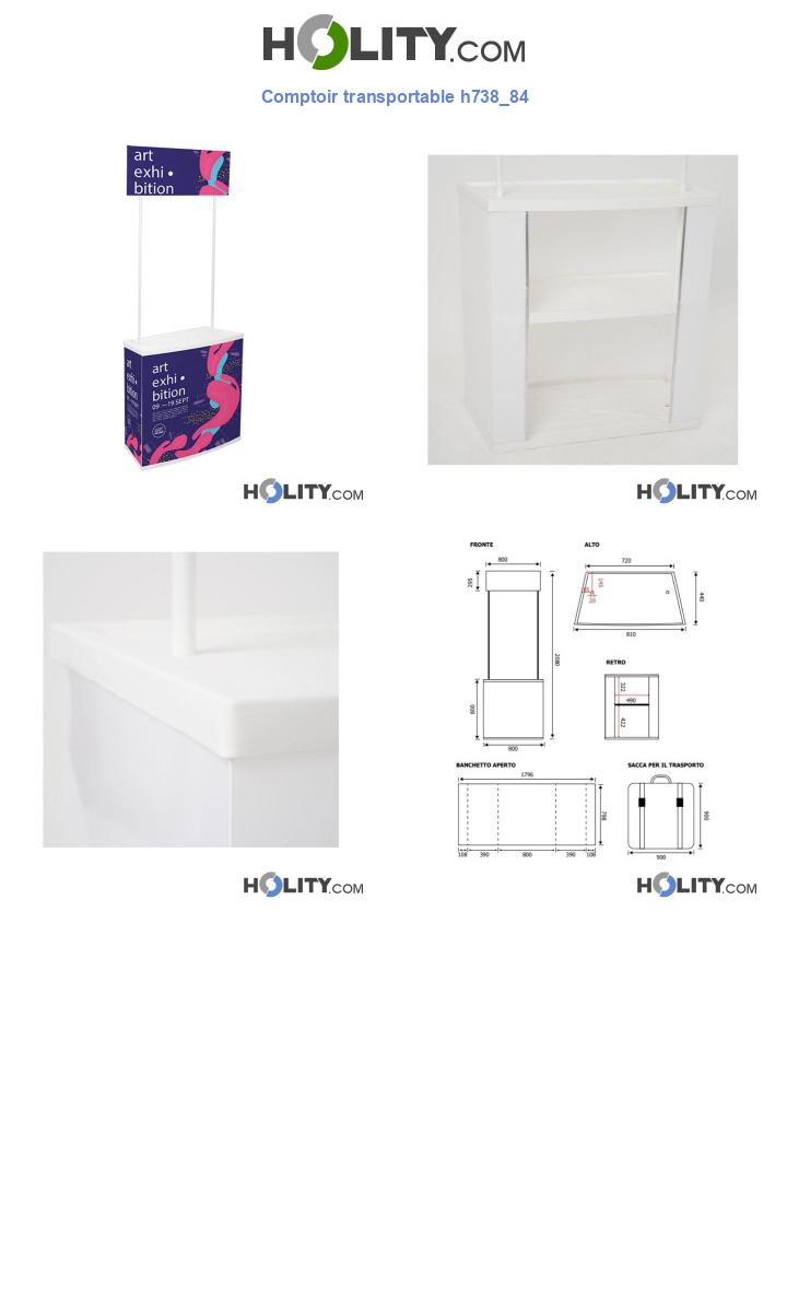 Comptoir transportable h738_84