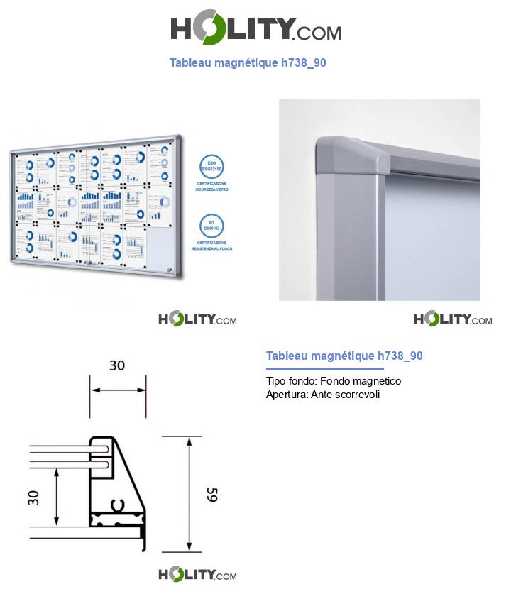 Tableau magnétique h738_90