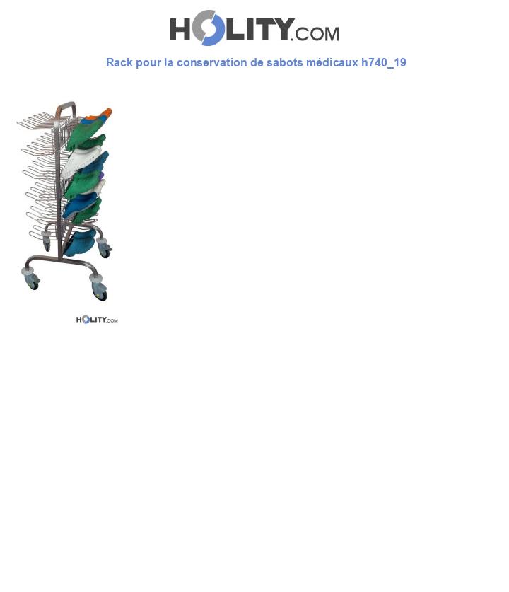 Rack pour la conservation de sabots médicaux h740_19