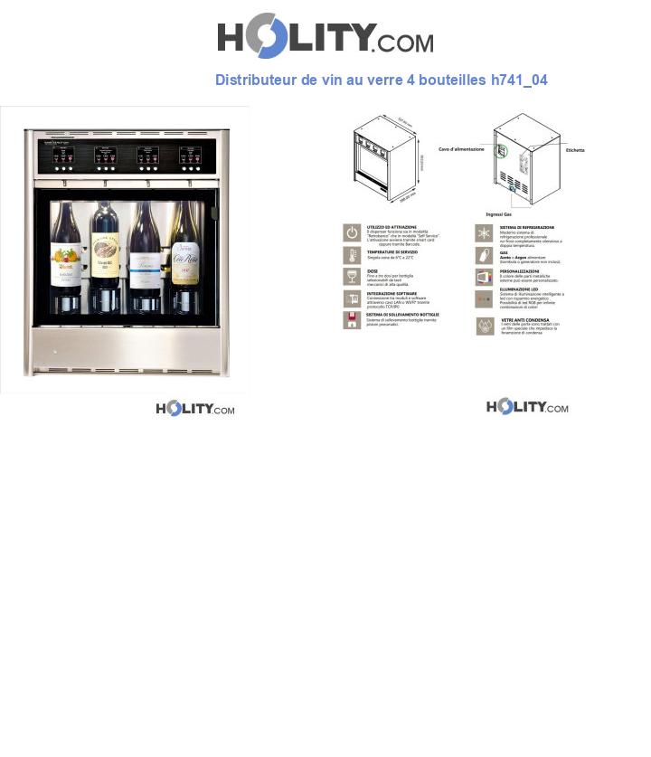 Distributeur de vin au verre 4 bouteilles h741_04