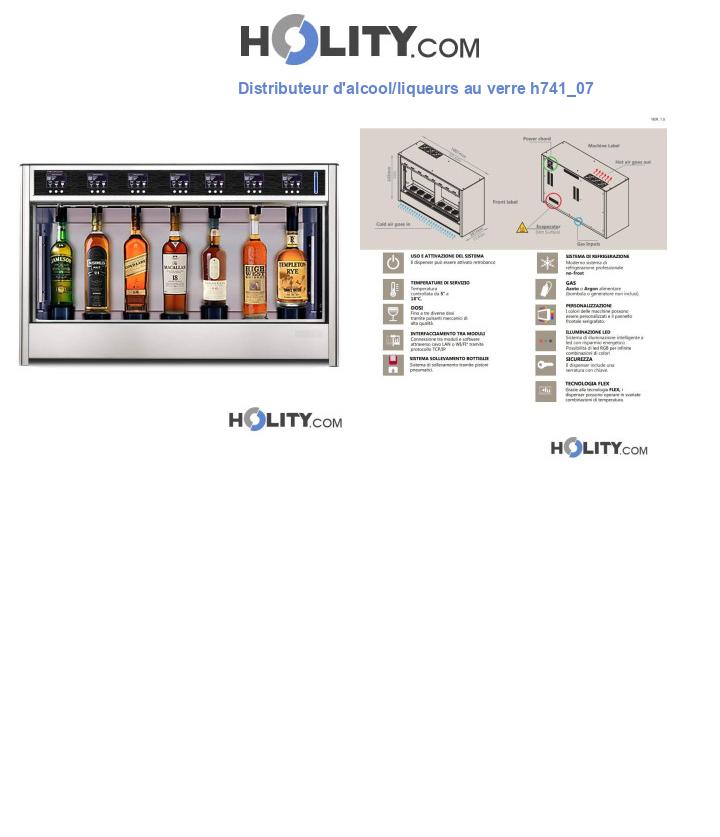 Distributeur d'alcool/liqueurs au verre h741_07