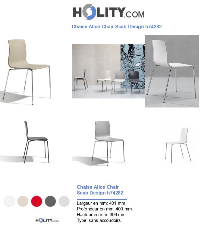 Chaise Alice Chair Scab Design h74282