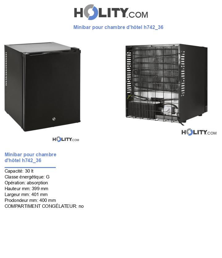 Minibar pour chambre d'hôtel h742_36