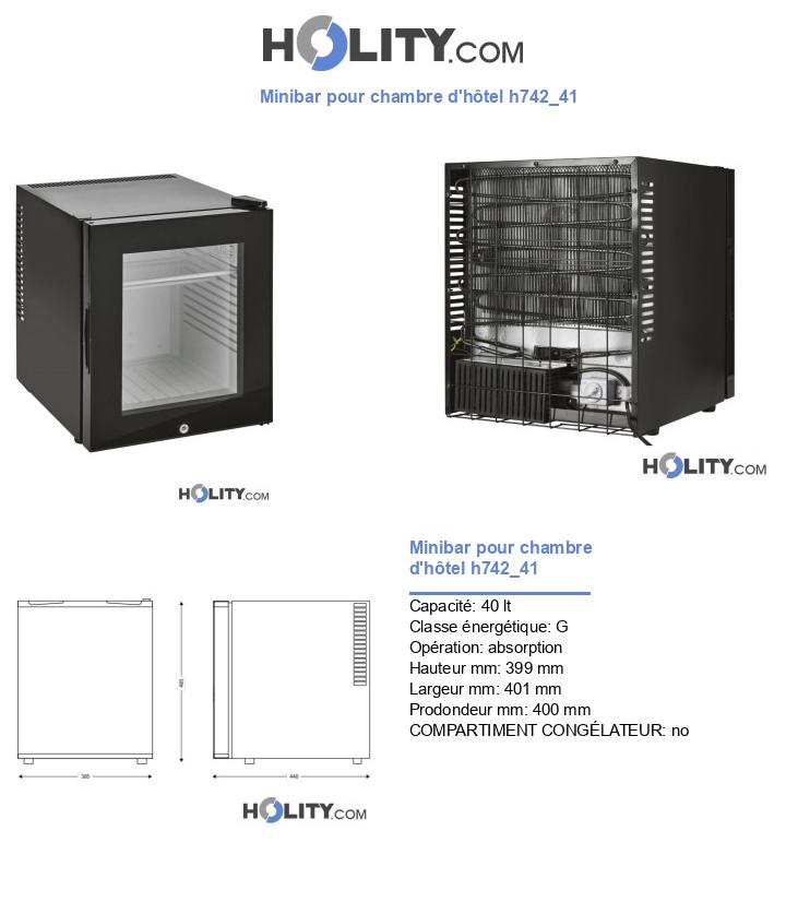 Minibar pour chambre d'hôtel h742_41