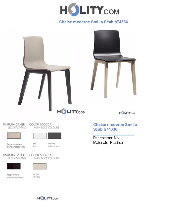 Chaise moderne Smilla Scab h74336
