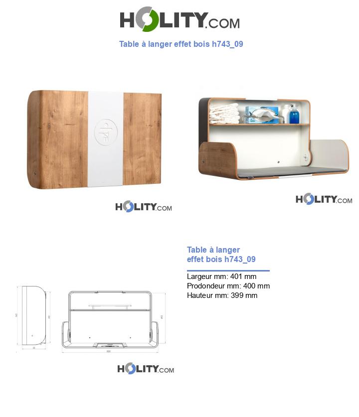 Table à langer effet bois h743_09