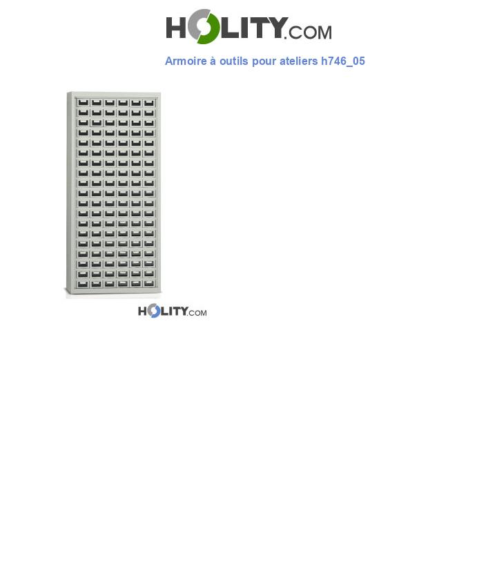 Armoire à outils pour ateliers h746_05