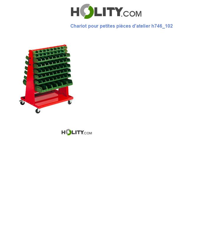 Chariot pour petites pièces d'atelier h746_102
