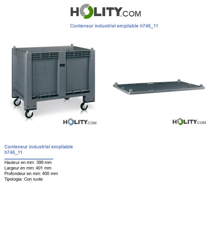 Conteneur industriel empilable h746_11