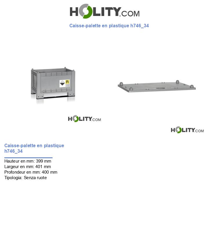 Caisse-palette en plastique h746_34