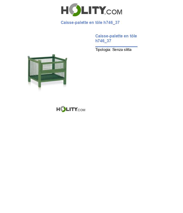Caisse-palette en tôle h746_37