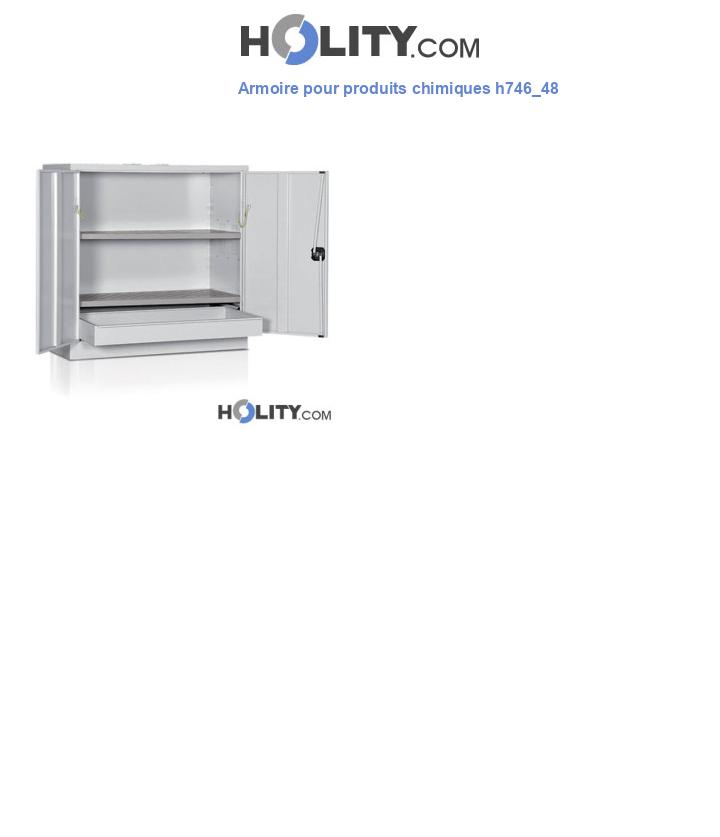 Armoire pour produits chimiques h746_48