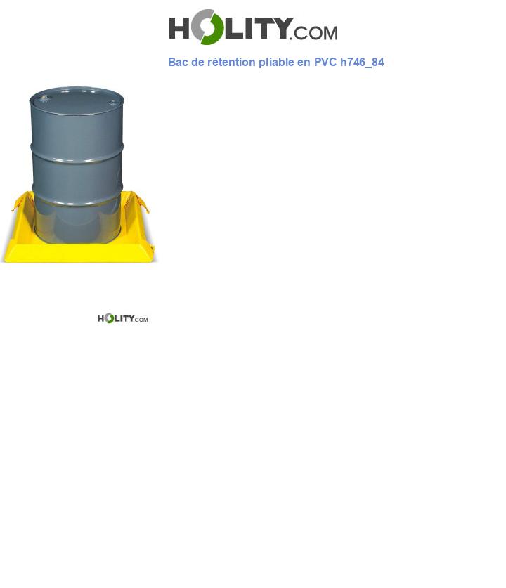 Bac de rétention pliable en PVC h746_84