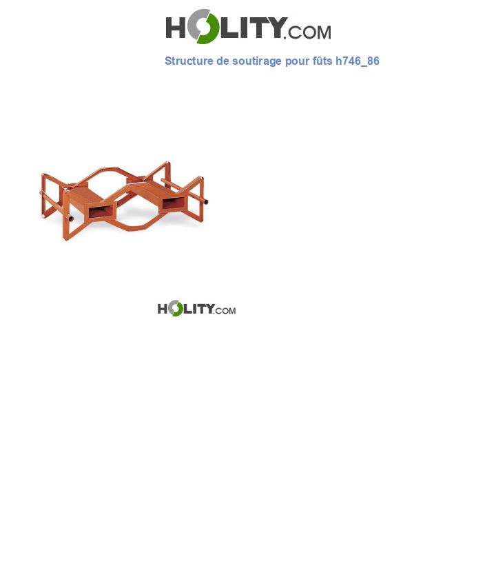 Structure de soutirage pour fûts h746_86