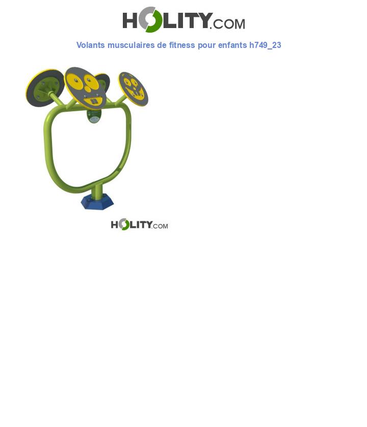 Volants musculaires de fitness pour enfants h749_23
