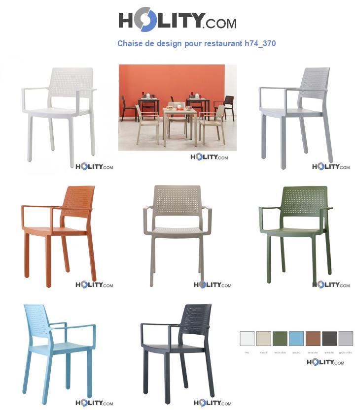 Chaise de design pour restaurant h74_370