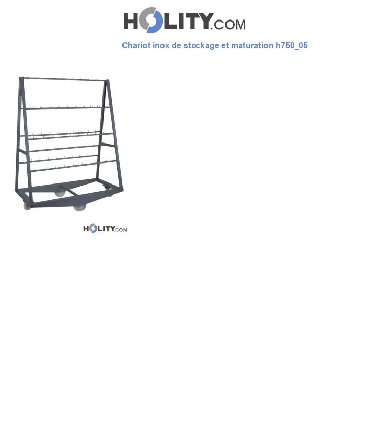 Chariot inox de stockage et maturation h750_05