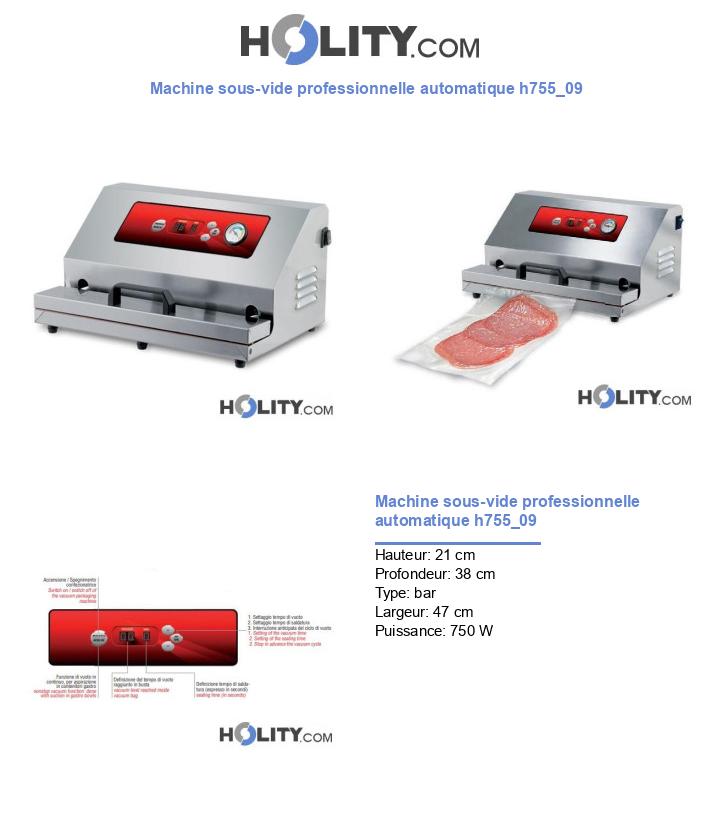 Machine sous-vide professionnelle automatique h755_09
