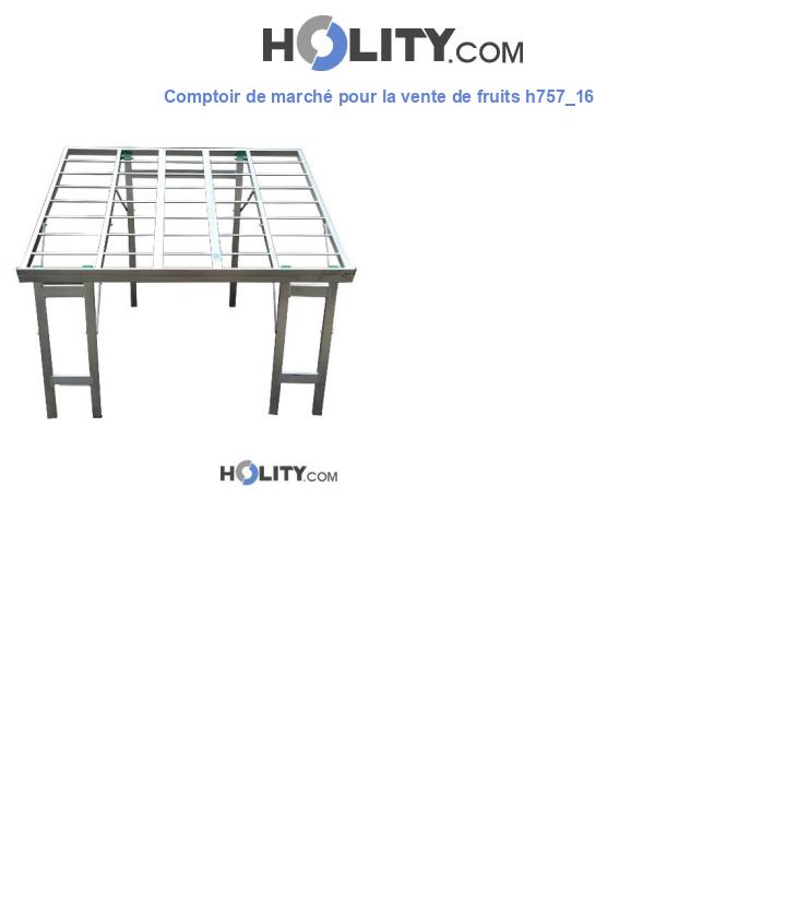 Comptoir de marché pour la vente de fruits h757_16