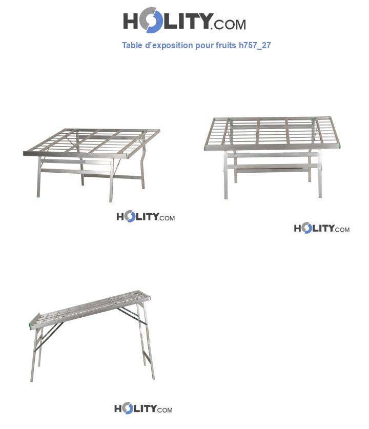 Table d’exposition pour fruits h757_27