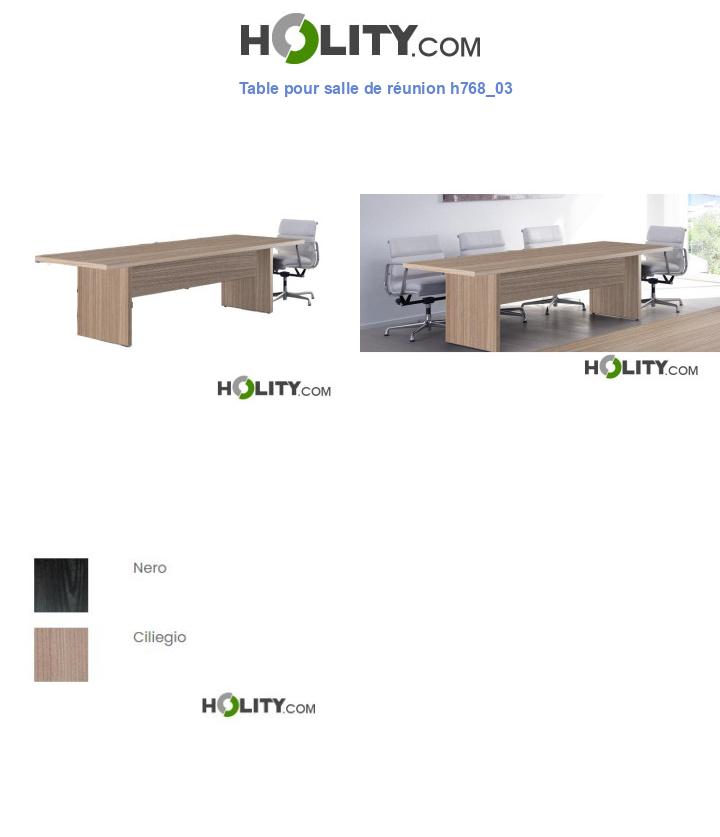 Table pour salle de réunion h768_03