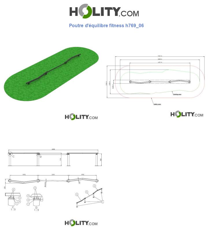 Poutre d'équilibre fitness h769_06