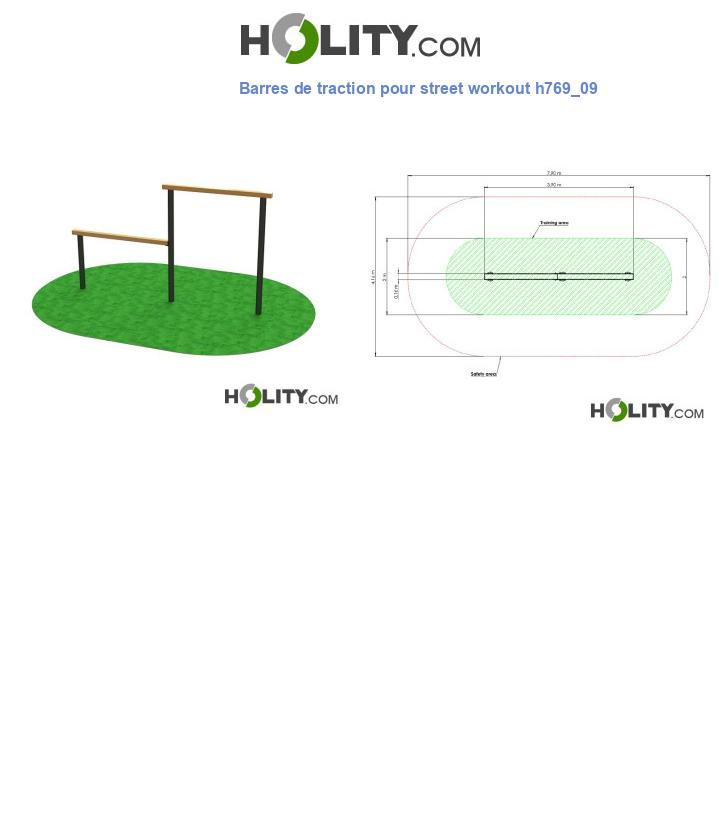 Barres de traction pour street workout h769_09